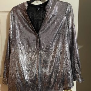 Sequin tunic